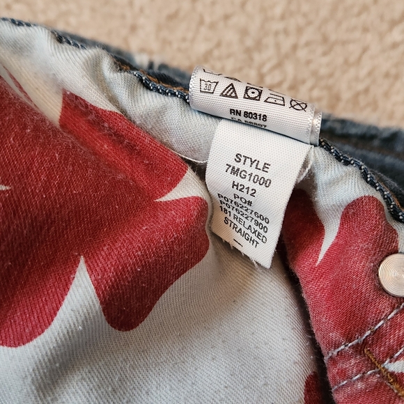 Lucky Brand 181 Relaxed Straight Mid-rise Men's Blue Jeans - Size 38x32 - Picture 11 of 11